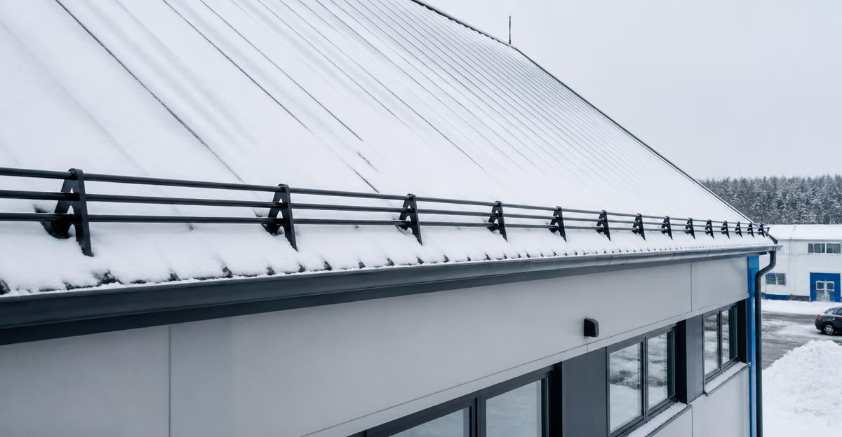 Schneefanggitter für Metalldächer: Verhindern sie wirklich den Dacheinsturz?